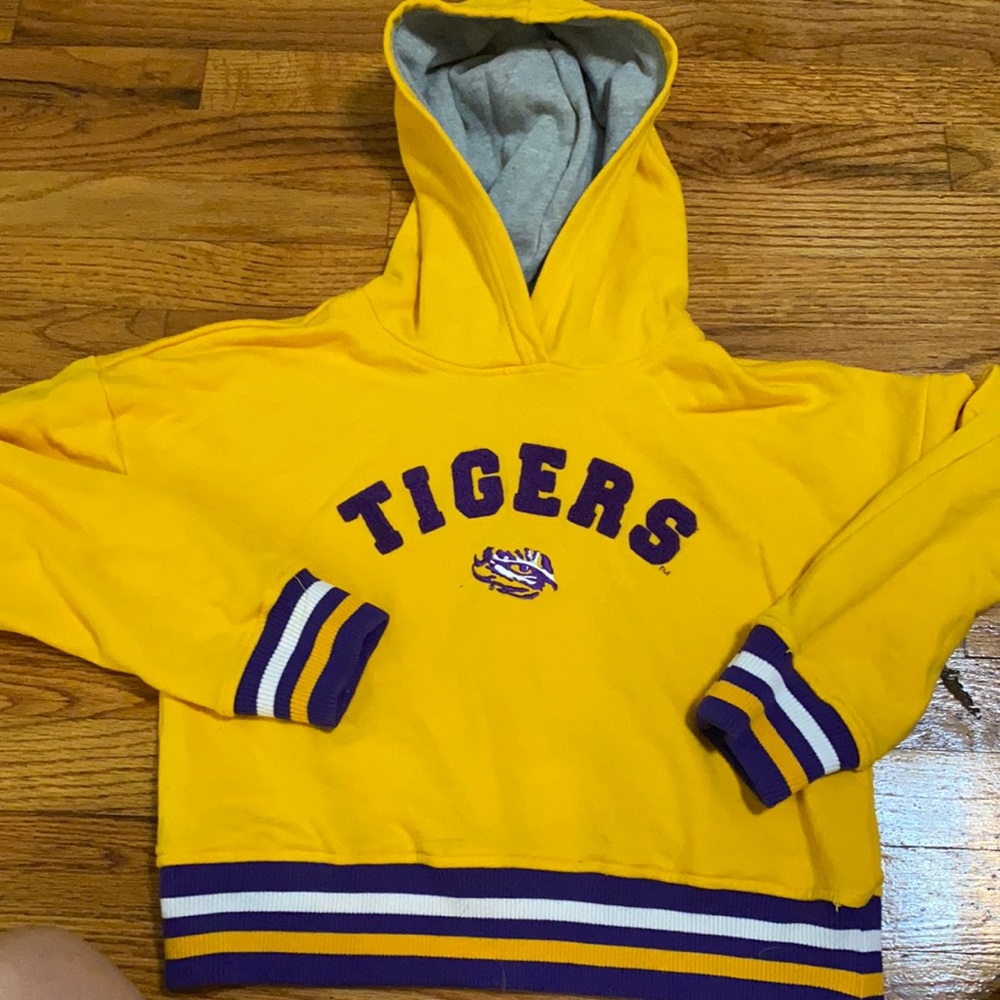 LSU cropped hoodie!